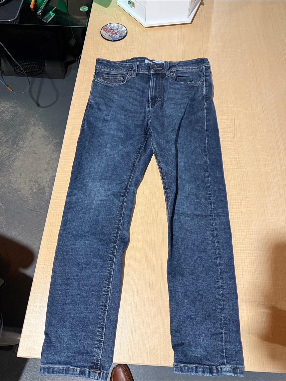 Slim Fit Men's Dark Blue Jeans